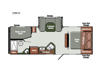 Envision Signature Series 25BHS Floorplan Image