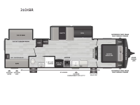 Hideout Max 310XBR Floorplan Image