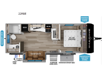 Imagine XLS 22RBE Floorplan Image