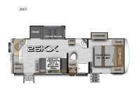 Arctic Fox Edge 26KX Floorplan Image