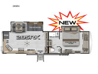 Arctic Fox Edge 295RK Floorplan Image