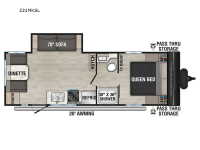 Sportsmen Select 231MKSL Floorplan Image