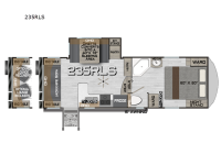 Arctic Fox Rapid 235RLS Floorplan Image