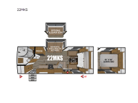 Timber Ridge Mountain Series 22MKS Floorplan Image