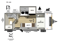 R Pod RP-180 Floorplan Image
