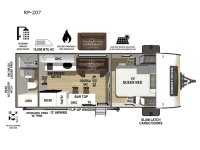 R Pod RP-207 Floorplan Image