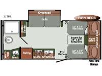 Northern Express SVT 21TBS Floorplan Image