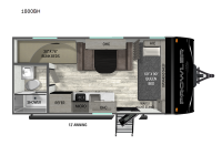 Prowler 1800BH Floorplan Image