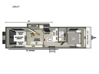 Cherokee Rogue SUT 28SUT Floorplan Image
