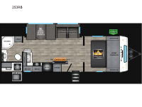 Sunset Trail 253RB Floorplan Image