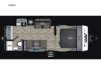 Sunset Trail 230ML Floorplan Image