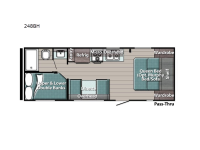Trailmaster Ultra-Lite 248BH Floorplan Image
