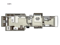 RiverStone 43BFC Floorplan Image