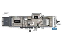 Cherokee Grey Wolf 28RRT Floorplan Image
