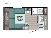 Trail Boss 160FK Floorplan Image