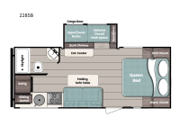 Kingsport Ultra Lite 228SB Floorplan Image