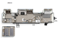 Cascade 39DCC Floorplan Image