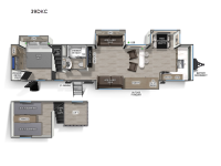 Cascade 39DKC Floorplan Image