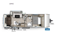 Cascade 23MKC Floorplan Image