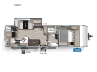 Cascade 26SSC Floorplan Image