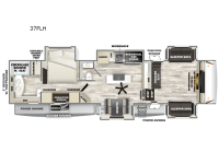 Cherokee Sabre 37FLH Floorplan Image