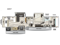Cherokee Sabre 36EST Floorplan Image