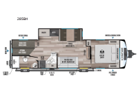 Longitude 285BH Floorplan Image