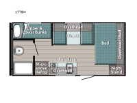 Conquest Super Lite 177BH Floorplan Image
