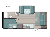 Innsbruck Super Lite 192DS Floorplan Image