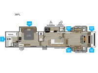 Wildwood Heritage Glen Elite Series 36FL Floorplan Image