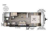 Flagstaff Micro Lite 25FBT Floorplan Image