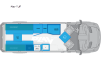 Roadtrek Play Tuff Floorplan Image