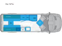 Roadtrek Play Tuff SL Floorplan Image
