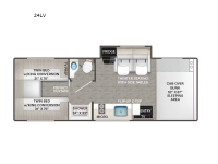 Chateau Sprinter 24LV Floorplan Image