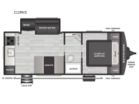Hideout 212RKS Floorplan Image