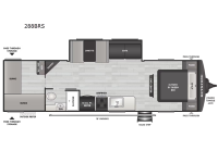 Hideout 288BRS Floorplan Image