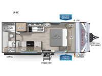 Campsite Reserve 16BC Floorplan Image
