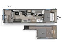 Campsite Reserve 20JW Floorplan Image