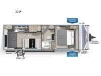 Campsite Reserve 23SF Floorplan Image