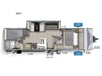 Campsite Reserve 26CJ Floorplan Image