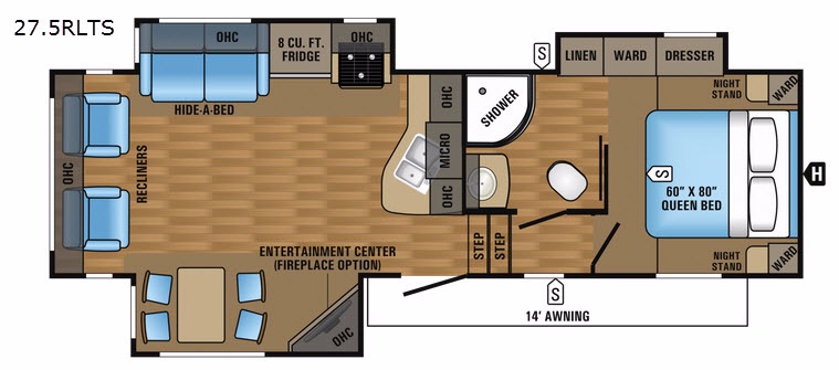 Jayco Eagle HT 27.5RLTS: Counter-top extension