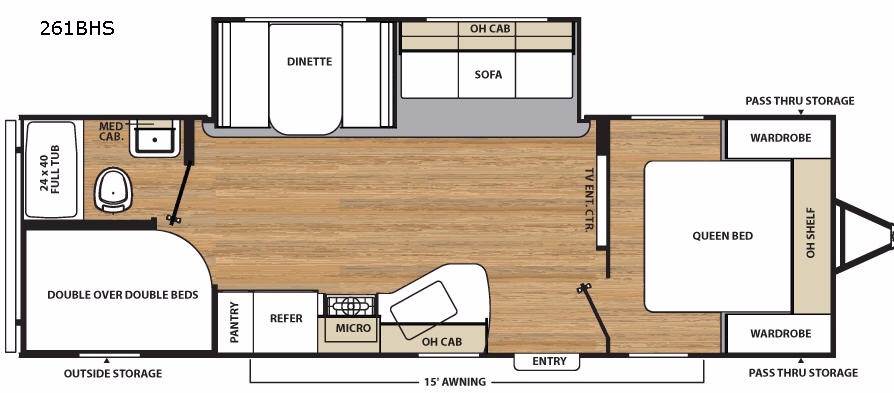 2017 Coachmen RV catalina 261bhs