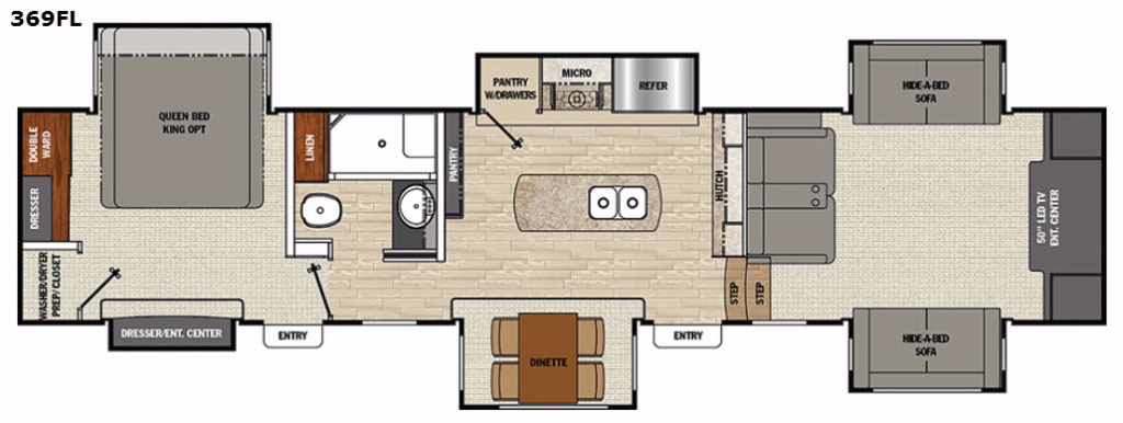 Used 2017 Coachmen RV Brookstone 369FL Fifth Wheel at Fretz RV