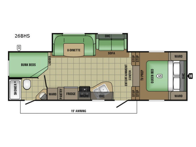 Used 2017 Starcraft AR-ONE MAXX 26BHS Fifth Wheel at Blue Compass