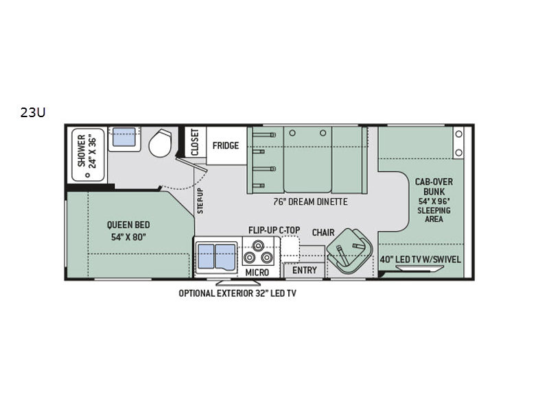 Used 2017 Thor Motor Coach Chateau 23U Motor Home Class C at Arbutus RV ...