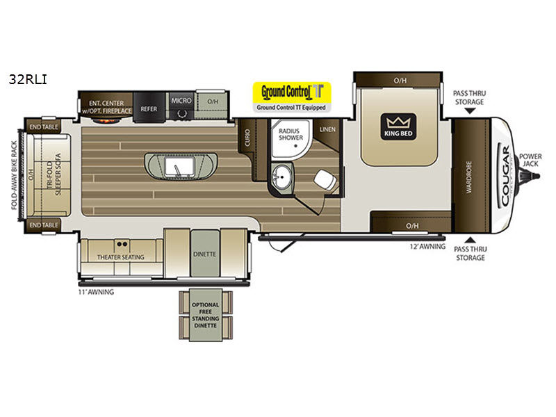 2018 Keystone RV cougar 32rli