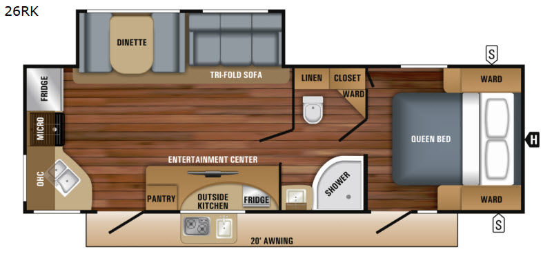 2018 Jayco white hawk 26rk