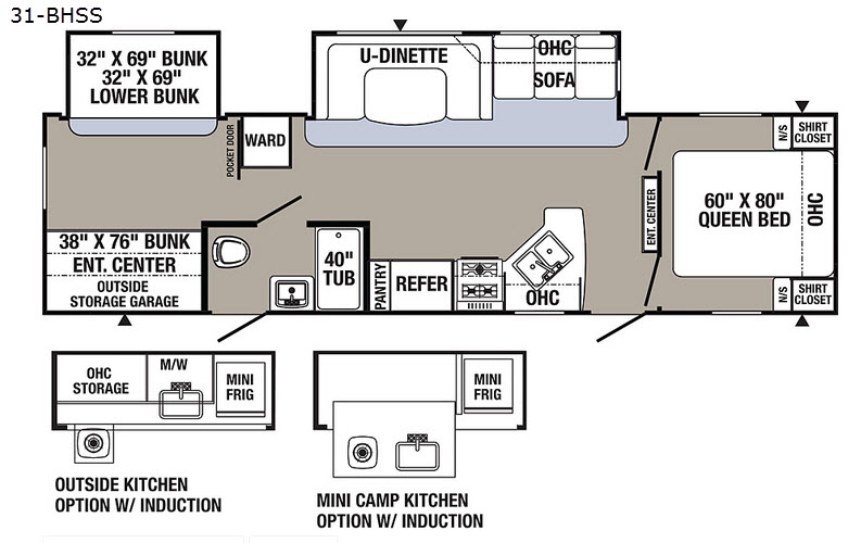 New 2019 Palomino Puma 31BHSS Travel Trailer at Labadie RV