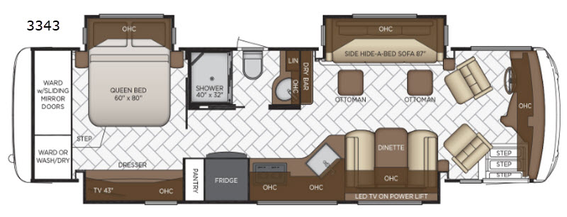 2019 Newmar new aire 3343