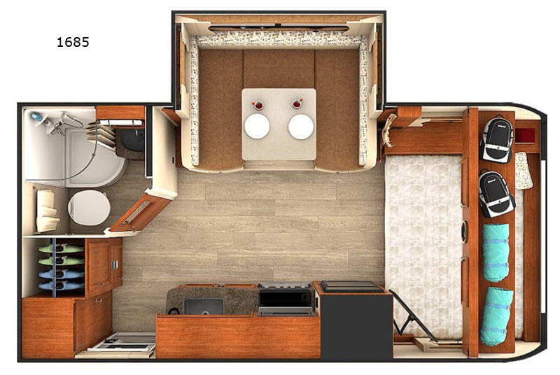 New 2020 Lance Lance Travel Trailers 1685 Travel Trailer at Sunrise RV